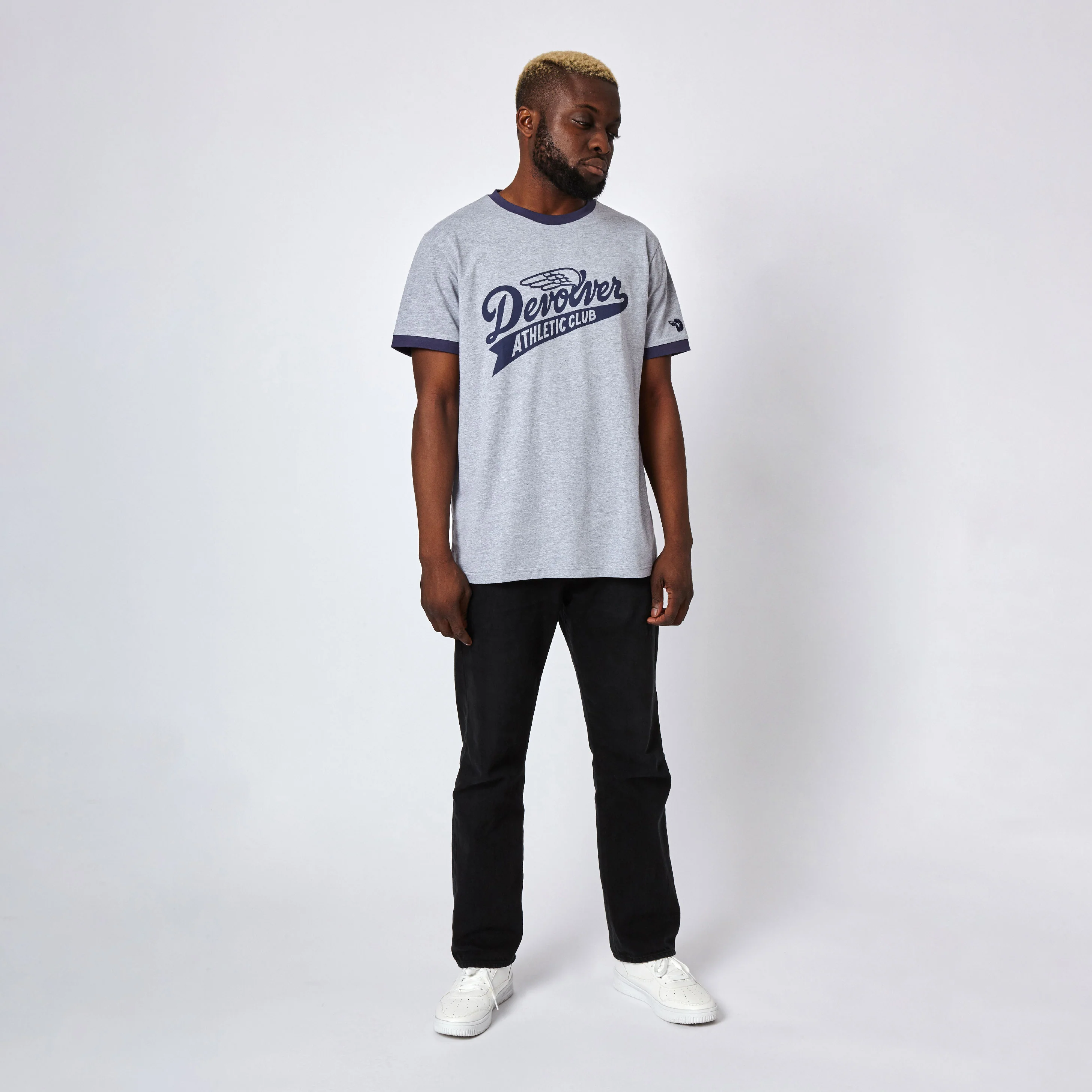 DAC Ringer T-Shirt (Sports Grey) - Image 3
