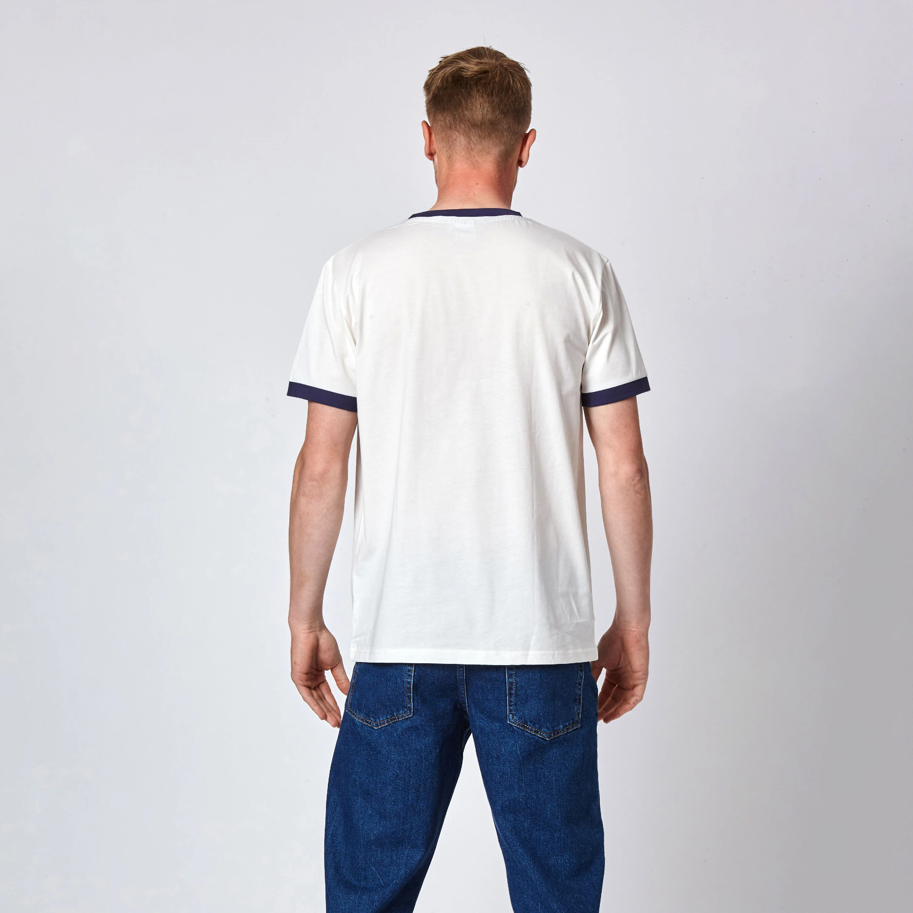 DAC Ringer T-Shirt (Vintage White) - Image 4