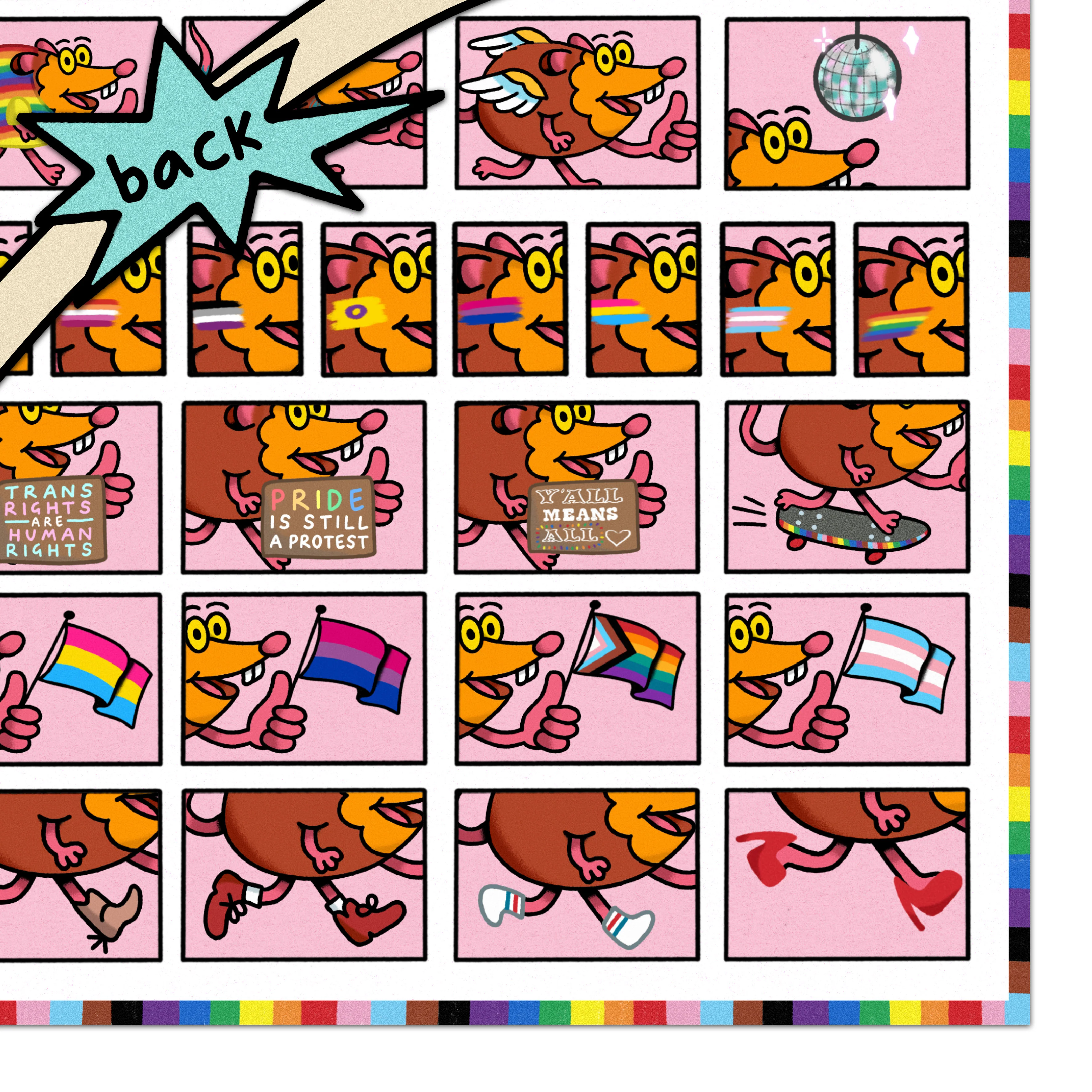 Devolver Y'all Means All Sticker Sheet - Image 4