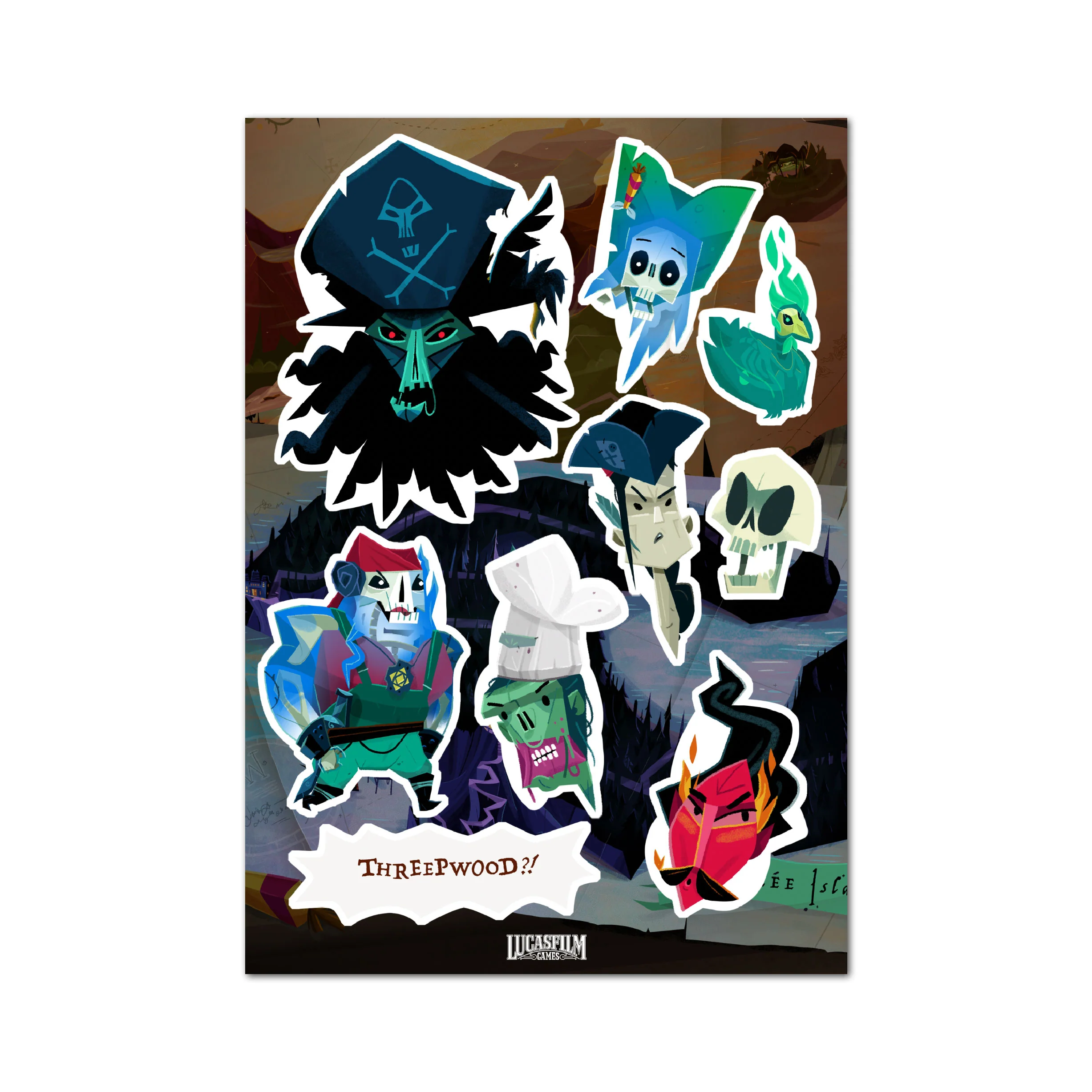 Return to Monkey Island - Sticker Pack - Image 3
